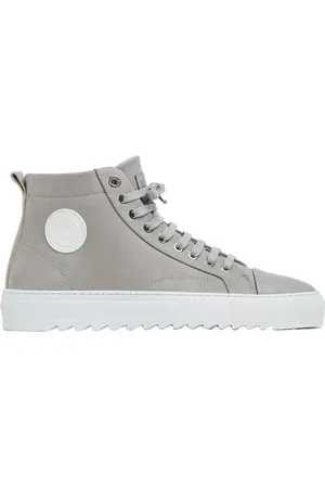 Mason Garments Sko, Herre, Grå, 42 EU, Læder, Astro Hi Grå Sneakers