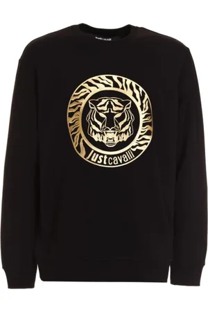 Roberto Cavalli Sweathshirts & Hoodies, Herre, Sort, M, Sweatshirts