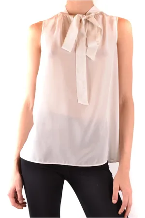 Moschino Top, Dame, Hvid, M, Uld, Ærmeløse top