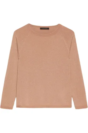 Elena Miro Top, Dame, Lyserød, XS, Uld, T-shirts