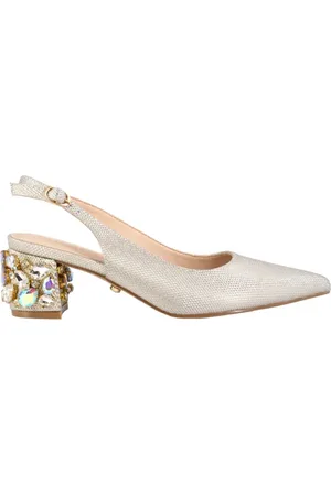 Twentyfour Sko, Dame, Gul, 37 EU, Pumps