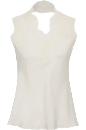 Gold Hawk Top, Dame, Hvid, S, Ærmeløse top