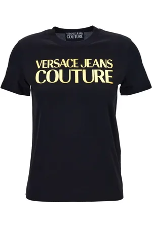 VERSACE Top, Dame, Sort, M, Sort T-shirt og Polo Kollektion