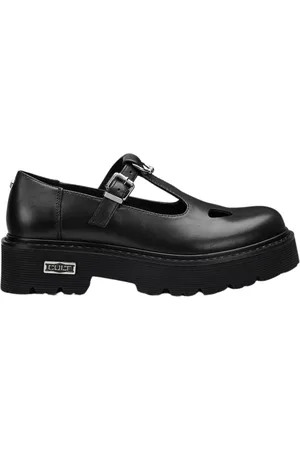 Cult Sko, Dame, Sort, 38 EU, Sort Platform Sandaler