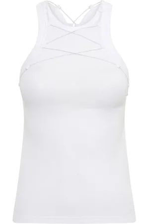 DION LEE Top, Dame, Hvid, XS, Bomuld, Ærmeløse top