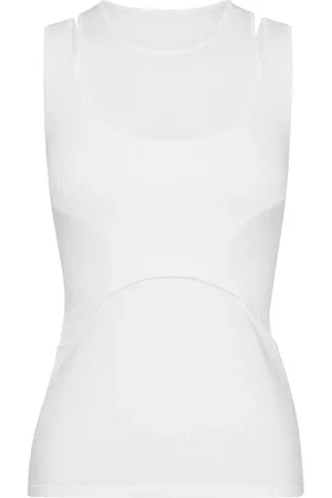 DION LEE Top, Dame, Hvid, XS, Bomuld, Ærmeløse top