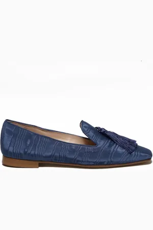 Prosperine Sko, Dame, Blå, 37 1/2 EU, Læder, Loafers
