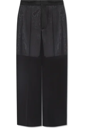 Victoria Beckham Bukser, Dame, Sort, S, Uld, Plisserede bukser