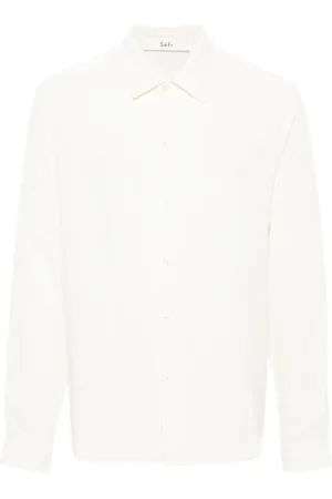Séfr Skjorte, Herre, Hvid, XL, Uld, Bluser
