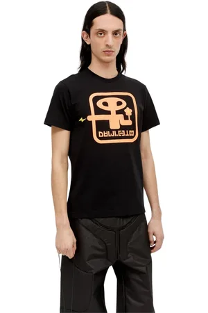 WALTER VAN BEIRENDONCK Top, Herre, Sort, XL, Bomuld, T-shirts