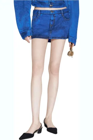 Vivienne Westwood Nederdel, Dame, Blå, W27, Bomuld, Skirts