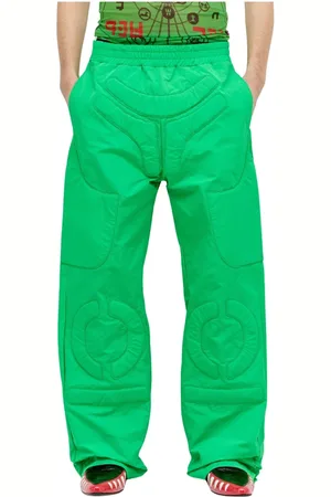 WALTER VAN BEIRENDONCK Bukser, Herre, Grøn, L, Uld, Bukser