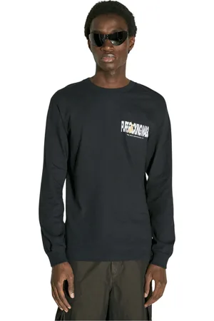 BOILER ROOM Top, Herre, Sort, S, Bomuld, Long Sleeve Tops