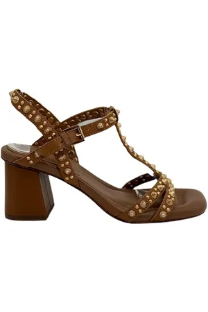 Ash Sko, Dame, Brun, 37 EU, Læder, Janice Brun Læder Sandal