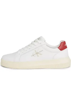 Calvin Klein Sko, Herre, Hvid, 41 EU, Læder, Sneakers