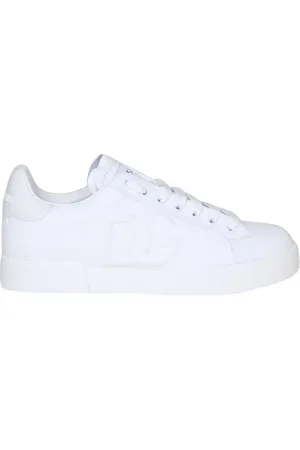 Dolce & Gabbana Sko, Dame, Hvid, 35 1/2 EU, Hvide Lave Sneakers
