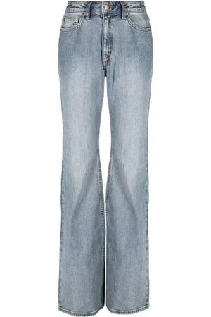 KSUBI Jeans, Dame, Blå, W25, Bomuld, Straight Jeans