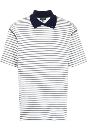Giorgio Armani Top, Herre, Hvid, 3XL, Bomuld, Polo Bluser