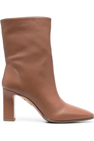 Aquazzura Sko, Dame, Brun, 40 EU, Elegant Brun Ankelstøvle 85