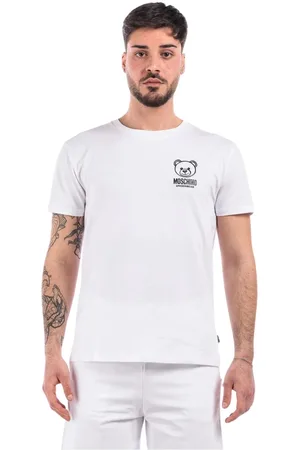 Moschino Top, Herre, Hvid, M, Bomuld, T-shirts