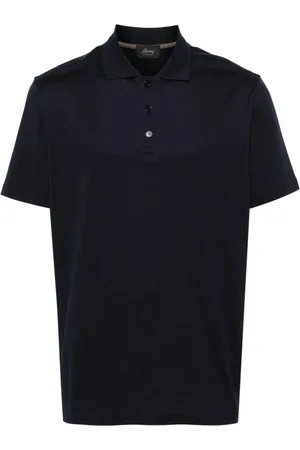 BRIONI Top, Herre, Blå, 3XL, Bomuld, Polo Bluser