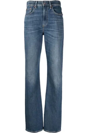Ralph Lauren Jeans, Dame, Blå, W30, Bomuld, Straight Jeans