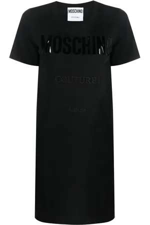 Moschino Kjole, Dame, Sort, 2XS, Bomuld, Korte kjoler