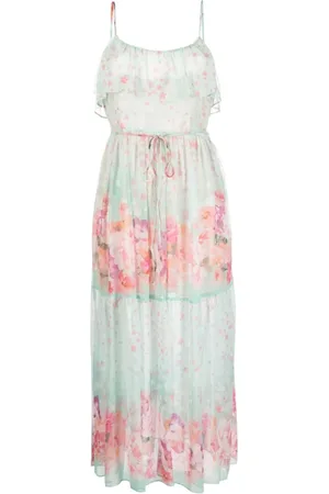 Twin-Set Kjole, Dame, Flerfarvet, XS, Uld, Maxi Dresses