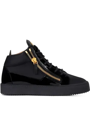 Giuseppe Zanotti Sko, Dame, Sort, 38 1/2 EU, Uld, Elegant Sort Sneakers