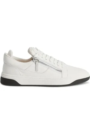 Giuseppe Zanotti Sko, Herre, Hvid, 43 EU, Læder, Sneakers