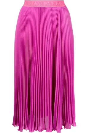 VERSACE Nederdel, Dame, Lyserød, XS, Polyester, Skirts