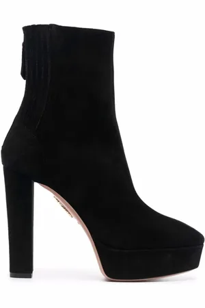 Aquazzura Sko, Dame, Sort, 40 EU, Ankelstøvler