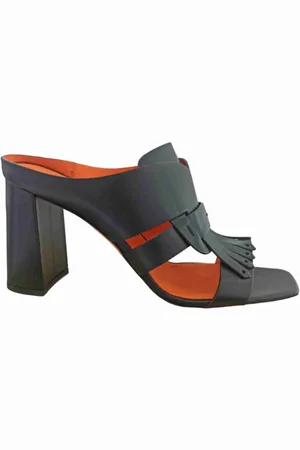 santoni Sko, Dame, Sort, 41 EU, Læder, Heeled Mules
