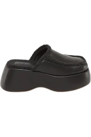 THEMOIRÈ Sko, Dame, Sort, 37 EU, Uld, Celya Coral Ardesia Sandal Hæle