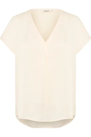 Soaked in Luxury Bluser & Skjorter, Dame, , M, Polyester, Feminin kortærmet top
