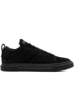 Giuseppe Zanotti Sko, Herre, Sort, 41 EU, Uld, Sneakers