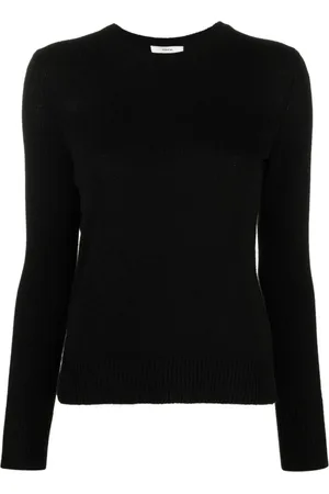 Vince Strik, Dame, Sort, XL, Cashmere, Long Sleeve Tops