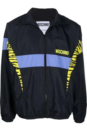 Moschino Jakke, Herre, Sort, M, Uld, Sort Casual Lang Jakke til Mænd