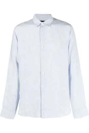Vince Skjorte, Herre, Hvid, 2XL, Uld, Long Sleeve Tops