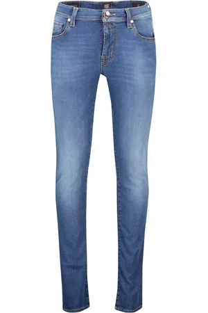 sartoria tramarossa Jeans, Herre, Blå, W35, Denim, Blå Denim 5-Lomme Jeans