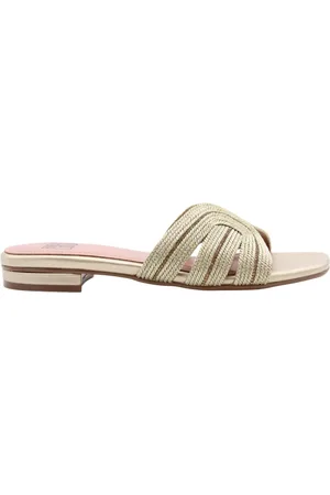 Bibi Lou Sko, Dame, Gul, 36 EU, Uld, Kingman Mule Sandaler