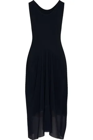 High Kjole, Dame, Blå, 2XS, Uld, Midi Dresses