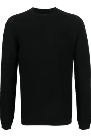 Giorgio Armani Strik, Herre, Sort, M, Uld, Sweatshirts
