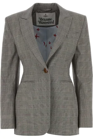 Vivienne Westwood Jakke, Dame, Grå, S, Bomuld, Blazers