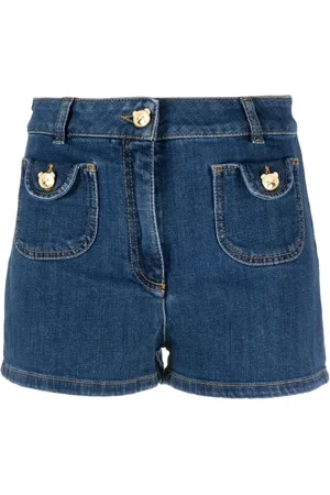 Moschino Shorts, Dame, Blå, XS, Bomuld, Shorts