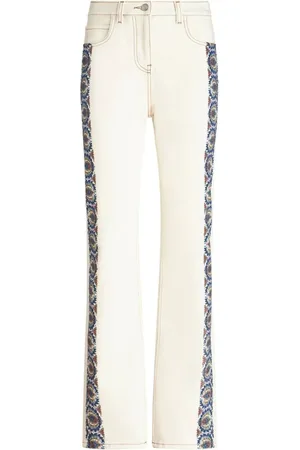 Etro Jeans, Dame, Flerfarvet, W26, Bomuld, Straight Jeans
