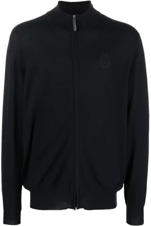 BILLIONAIRE Strik, Herre, Blå, XL, Uld, Hoodies