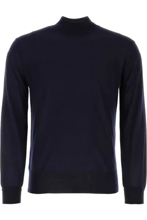 PT Torino Strik, Herre, Blå, 2XL, Uld, Rullekraver