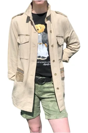 Masons Jakke, Dame, , M, Bomuld, Camouflage Safari Skjortejakke