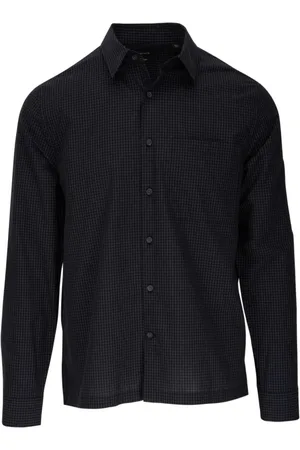 Vince Skjorte, Herre, Blå, 2XL, Bomuld, Long Sleeve Tops